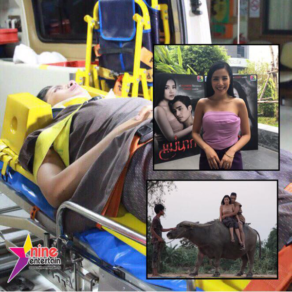 ใบเตย-มาร์ติน พลัดตกควายกลางกองถ่าย ใบเตย-มาร์ติน พลัดตกควายกลางกองถ่าย