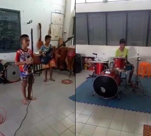 คลิปเด็กเล่นดนตรี คลิปเด็กเล่นดนตรี