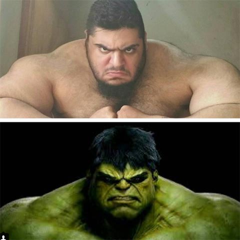 อื้อหือ หนุ่มฟิตหุ่นจนล่ำบึ้กไซส์บิ๊ก คนเทียบเป็น Hulk ในโลกความจริง อื้อหือ หนุ่มฟิตหุ่นจนล่ำบึ้กไซส์บิ๊ก คนเทียบเป็น Hulk ในโลกความจริง