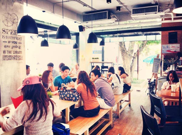 ร้านคาเฟ่จักรยาน ร้านคาเฟ่จักรยาน