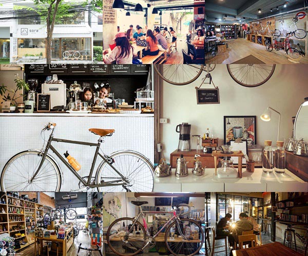 ร้านคาเฟ่จักรยาน ร้านคาเฟ่จักรยาน
