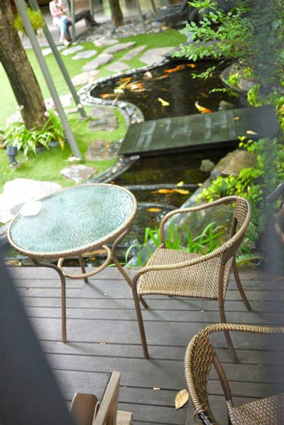 ร้านคาเฟ่ในสวน ร้านคาเฟ่ในสวน