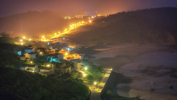 ทะเลเรืองแสงสีฟ้า หมู่เกาะ Matsu ทะเลเรืองแสงสีฟ้า หมู่เกาะ Matsu