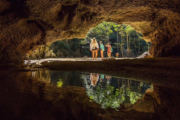 จุดชมวิวเสม็ดนางชี พังงา ถ้ำโกงกาง Mangrove Cave ที่เกาะพนัก