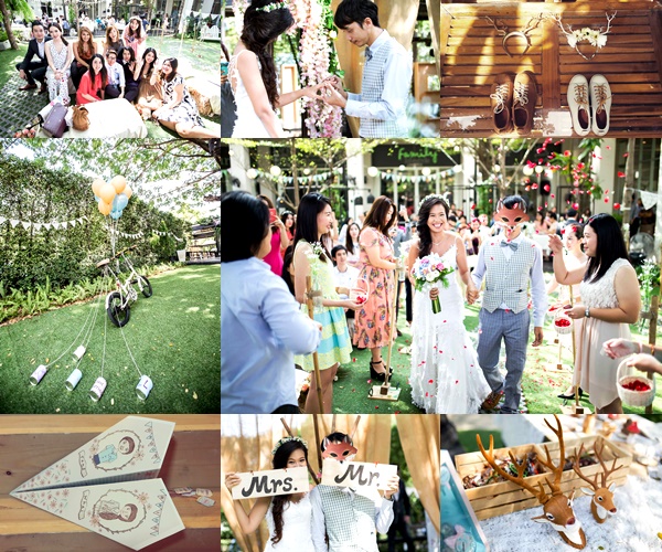 จัดงานแต่งงานในสวน จัดงานแต่งงานในสวน