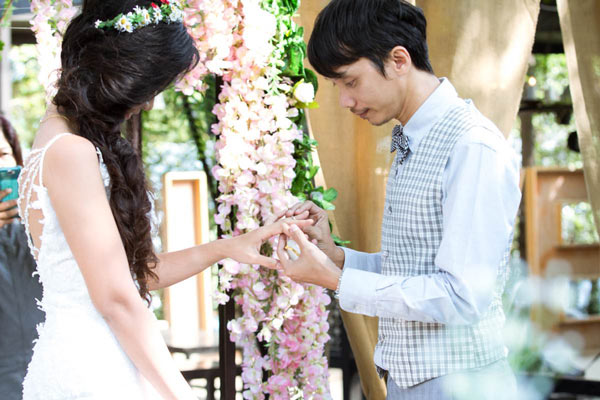 จัดงานแต่งงานในสวน จัดงานแต่งงานในสวน