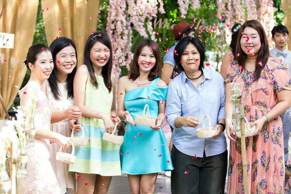จัดงานแต่งงานในสวน จัดงานแต่งงานในสวน