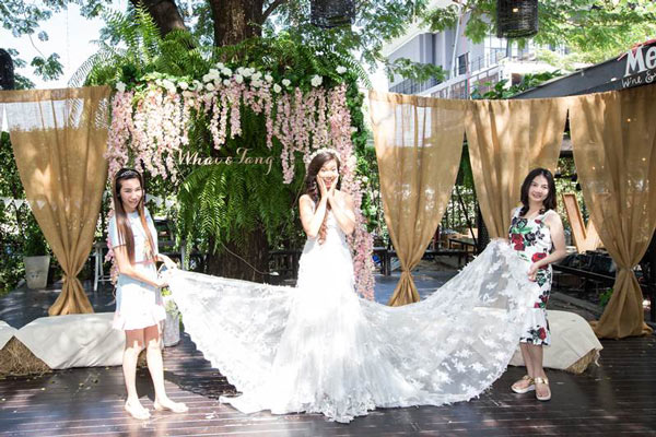 จัดงานแต่งงานในสวน จัดงานแต่งงานในสวน