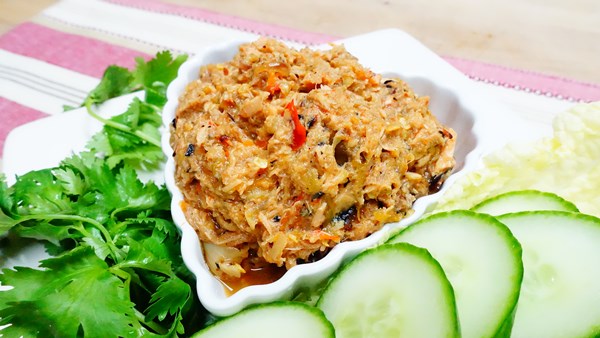 น้ำพริกปลาแซลมอน น้ำพริกปลาแซลมอน