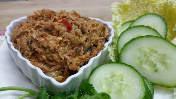 น้ำพริกปลาแซลมอน น้ำพริกปลาแซลมอน