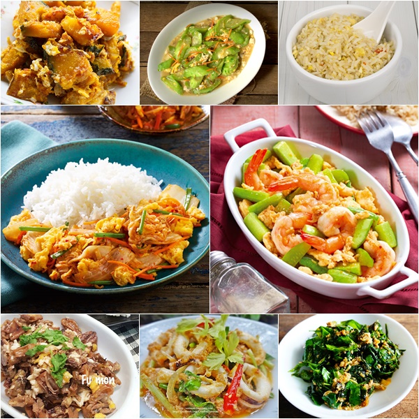 เมนูผัดไข่ เมนูผัดไข่