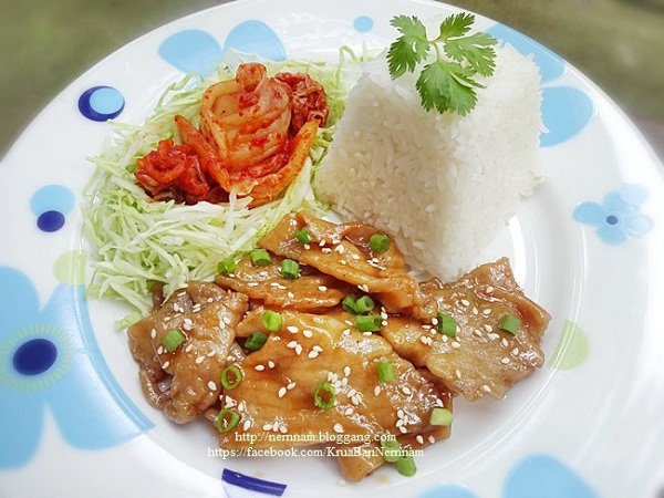 ข้าวหน้าหมู ข้าวหน้าหมู