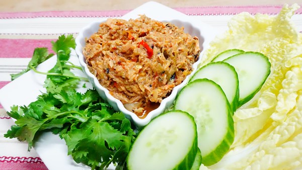 น้ำพริกปลาแซลมอน น้ำพริกปลาแซลมอน