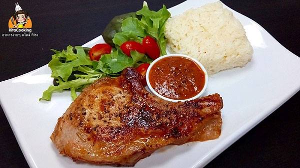 สเต๊กหมูพริกไทยดำ สเต๊กหมูพริกไทยดำ