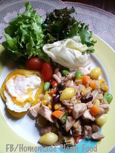 สูตรข้าวผัดคลีน ๆ สูตรข้าวผัดคลีน ๆ