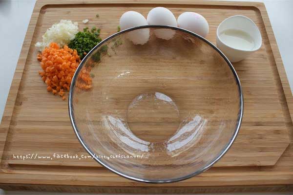ไข่ม้วนญี่ปุ่นผักรวม ไข่ม้วนญี่ปุ่นผักรวม