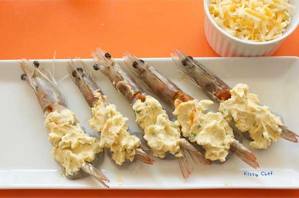 วิธีทำกุ้งอบชีส วิธีทำกุ้งอบชีส