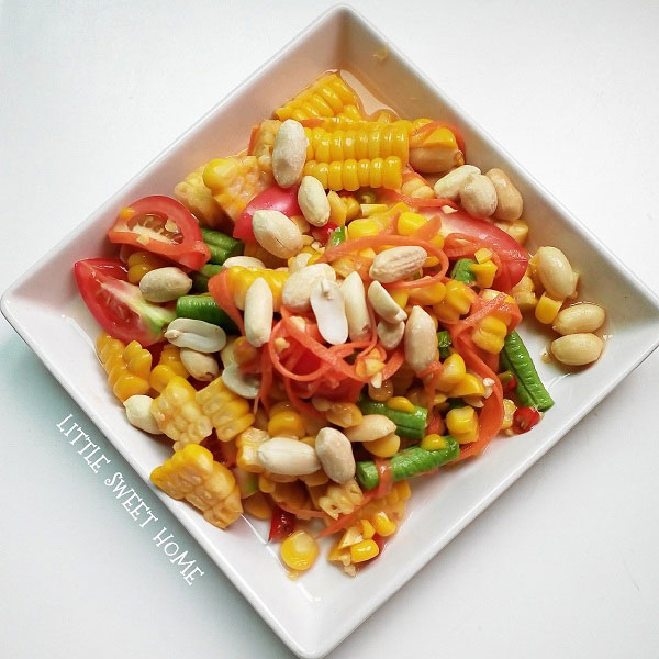 ส้มตำ ส้มตำข้าวโพด