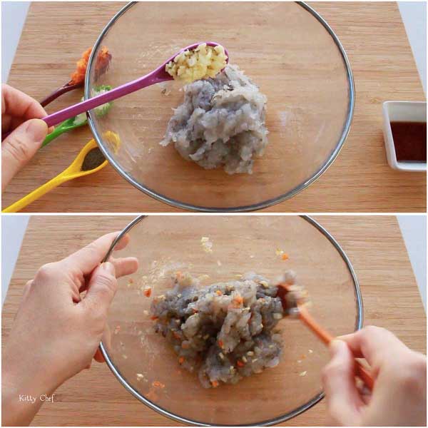ไข่ตุ๋นกุ้งสับ ไข่ตุ๋นกุ้งสับ