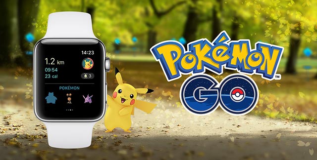 Pokemon GO บน Apple Watch Pokemon GO บน Apple Watch