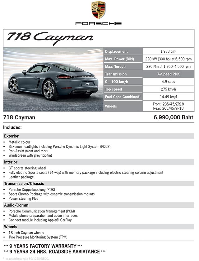 Porsche 718 Cayman 2017 Porsche 718 Cayman 2017