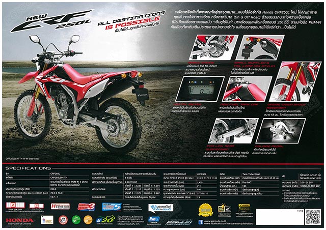 Honda CRF250L Honda CRF250L