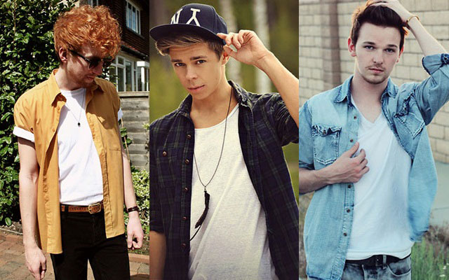เสื้อสีขาวผู้ชาย เสื้อสีขาวผู้ชาย