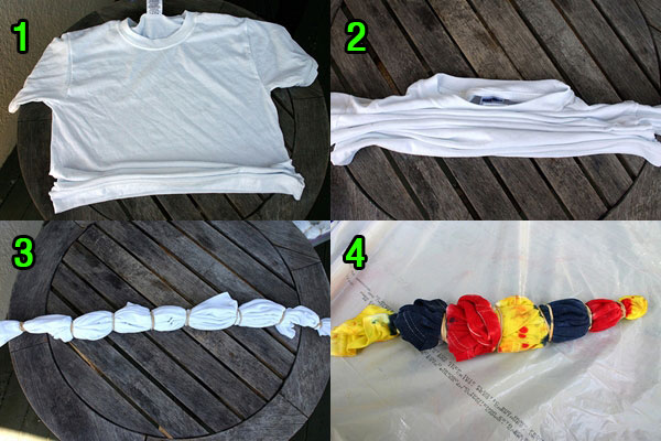 วิธีทำเสื้อมัดย้อม วิธีทำเสื้อมัดย้อม
