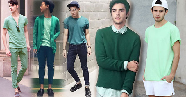 เสื้อผ้าสีเขียว ผู้ชาย เสื้อผ้าสีเขียว ผู้ชาย