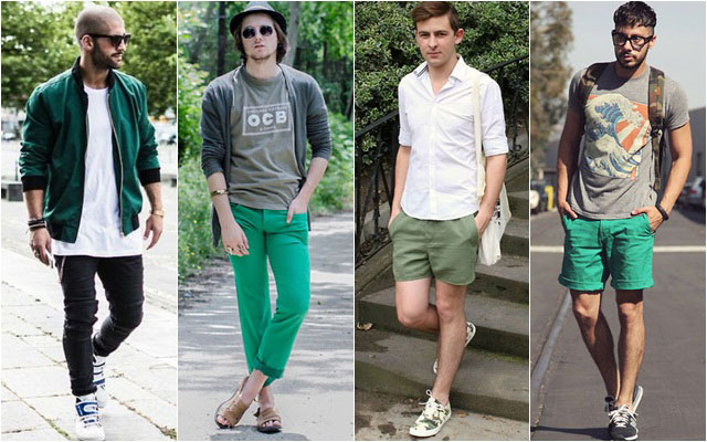 เสื้อผ้าสีเขียว ผู้ชาย เสื้อผ้าสีเขียว ผู้ชาย