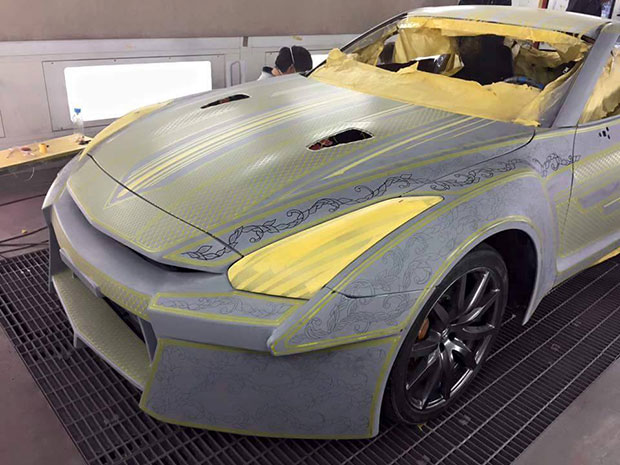 Kuhl Racing Engraved Nissan GT-R Kuhl Racing Engraved Nissan GT-R