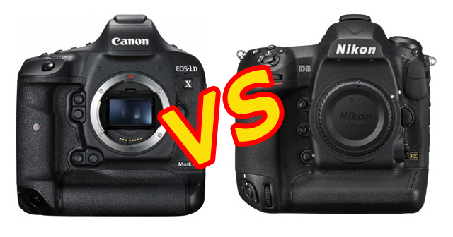 Canon 1D X Mark II, Nikon D5 Canon 1D X Mark II, Nikon D5