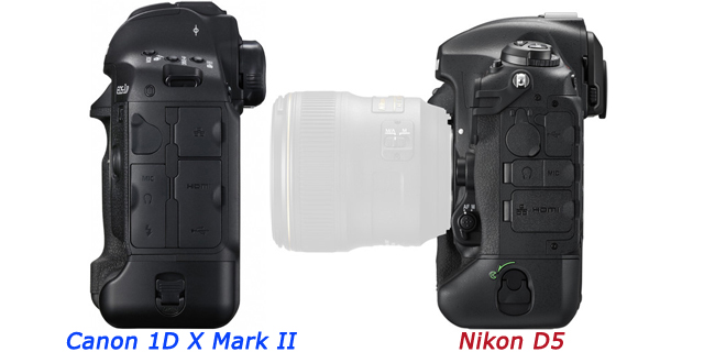 Canon 1D X Mark II, Nikon D5 Canon 1D X Mark II, Nikon D5