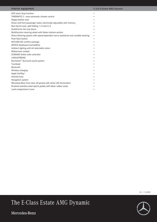 Mercedes-Benz E-Class Estate 2017 Mercedes-Benz E-Class Estate 2017