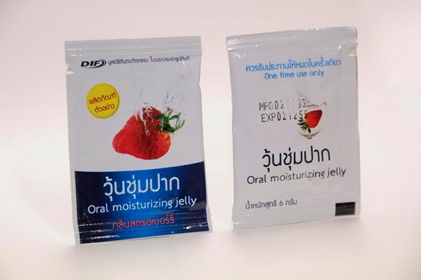 วุ้นชุ่มปาก น้ําลายเทียมชนิดเจล วุ้นชุ่มปาก น้ําลายเทียมชนิดเจล
