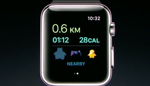 Pokemon GO บน Apple Watch Pokemon GO บน Apple Watch