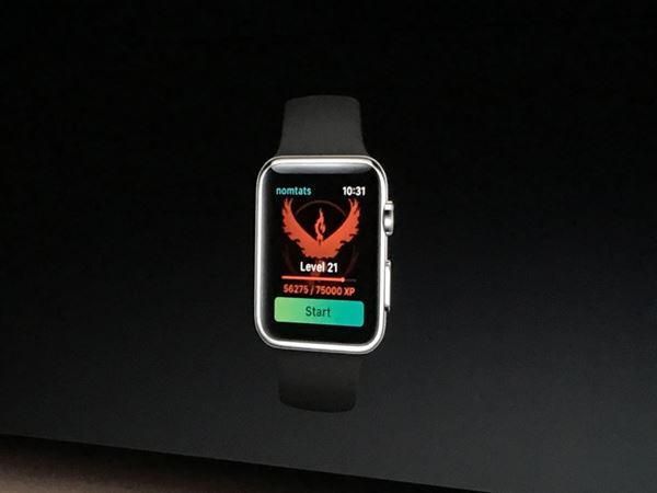 Pokemon GO บน Apple Watch Pokemon GO บน Apple Watch
