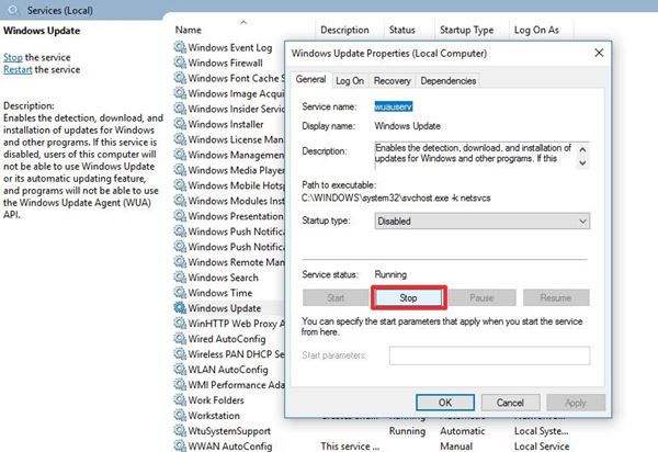 วิธีปิดอัพเดท Windows 10 อัตโนมัติ วิธีปิดอัพเดท Windows 10 อัตโนมัติ
