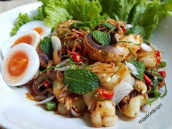 เมนูปลาหมึก เมนูปลาหมึก