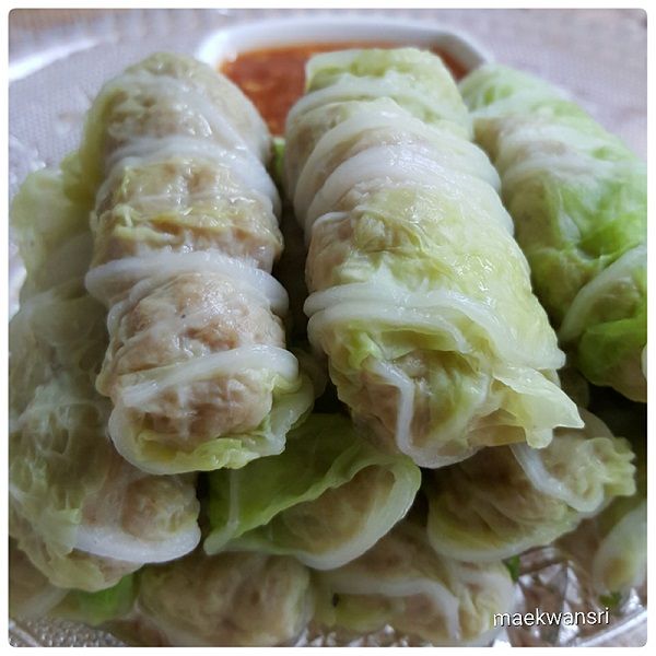 ผักกาดขาวสอดไส้ ผักกาดขาวสอดไส้