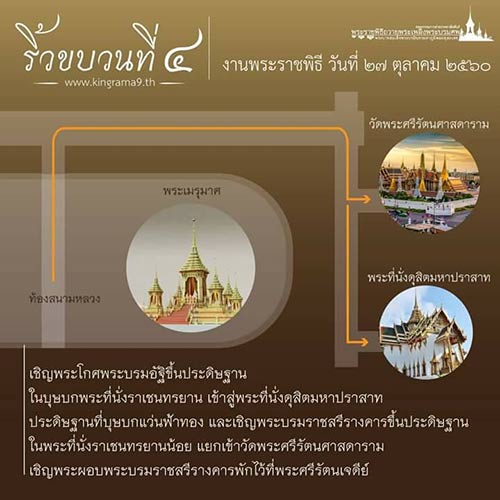 งานพระราชพิธีถวายพระเพลิงพระบรมศพในหลวง ร.9 งานพระราชพิธีถวายพระเพลิงพระบรมศพในหลวง ร.9