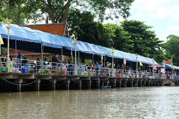 ตลาดริมน้ำวัดนังคัลจันตรี ตลาดริมน้ำวัดนังคัลจันตรี