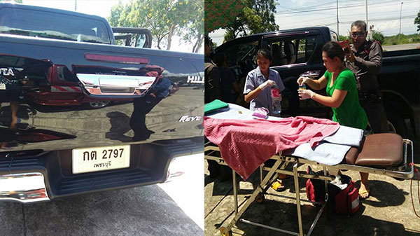 ตำรวจช่วยสาว 19 คลอดลูกคารถกระบะหน้าโรงพัก ตำรวจช่วยสาว 19 คลอดลูกคารถกระบะหน้าโรงพัก