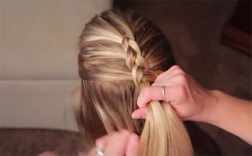 วิธีถักเปียนูน วิธีถักเปียนูน