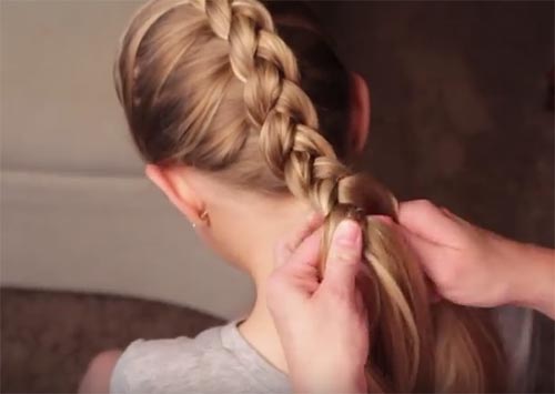 วิธีถักเปียนูน วิธีถักเปียนูน