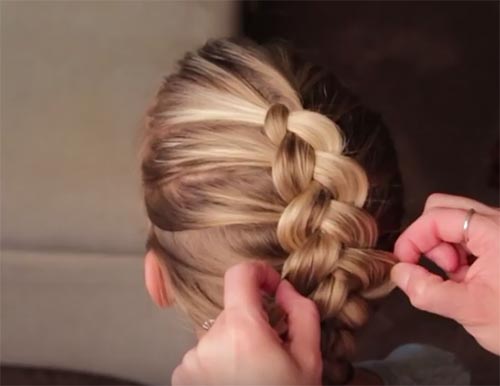 วิธีถักเปียนูน วิธีถักเปียนูน