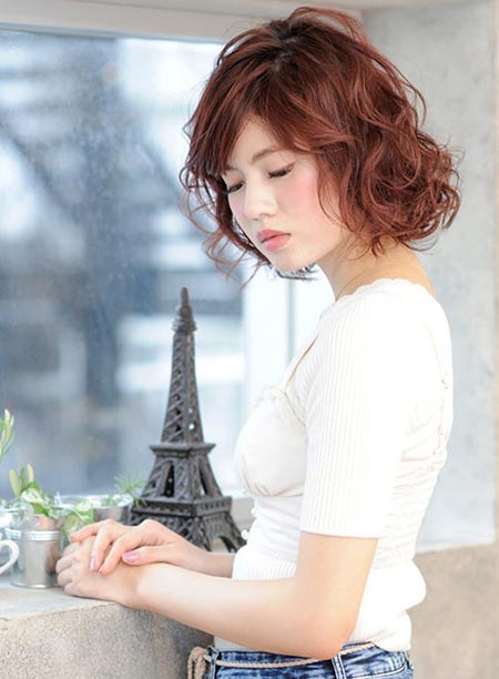 ผมสั้นดัด ผมสั้นดัด