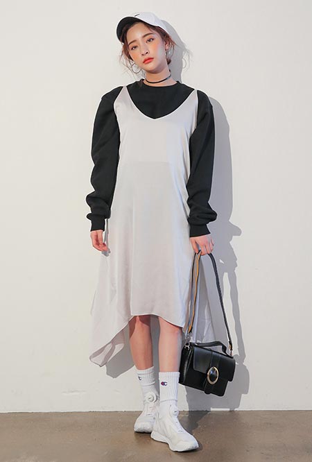 ชุดเดรสโทนสีสุภาพ ชุดเดรสโทนสีสุภาพ