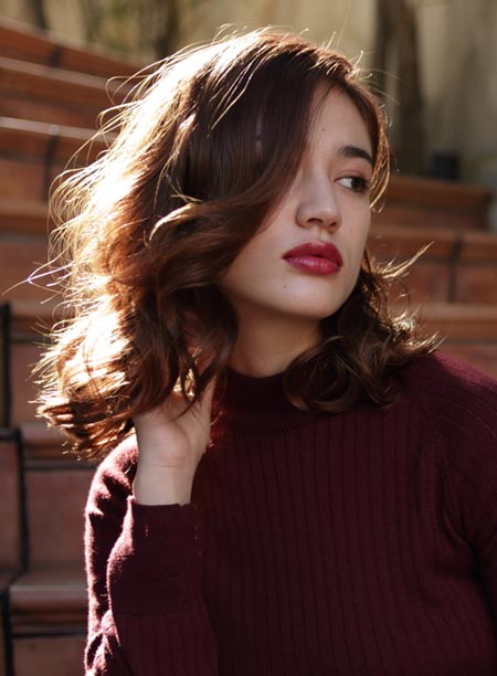 ทรงผมสั้นดัดลอน ทรงผมสั้นดัดลอน