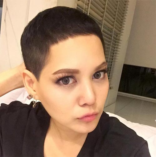 ดาราหญิงตัดผมสกินเฮด ดาราหญิงตัดผมสกินเฮด